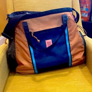 Topo Designs Mountain Gear Bag - Khaki/Pond Blue